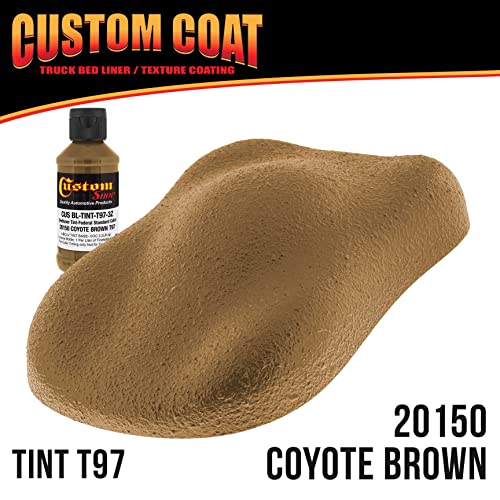 Custom Coat Coyote Brown Spray-On Urethane Truck Bed Liner Kit, 1 Gallon
