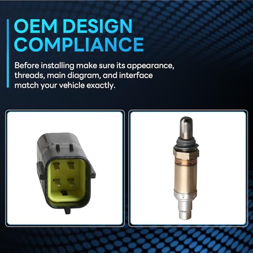 Oxygen Sensor Downstream Compatible with Buick Century LeSabre Park Avenue Regal Rendezvous & Chevy Camaro Lumina & More Replace # 13014 - size: 13014