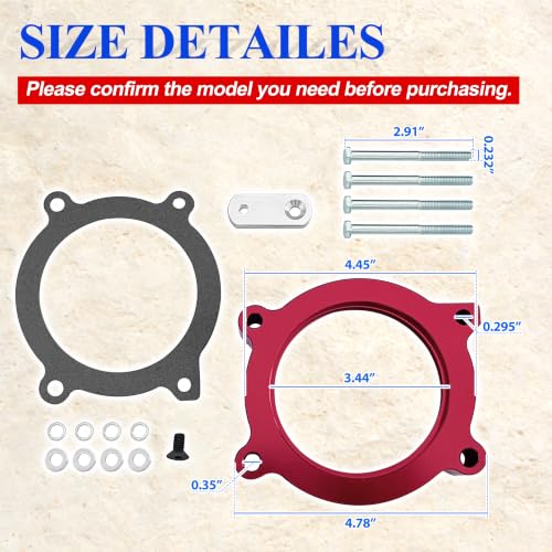 200-617 Throttle Body Spacer Replacement for Airaid 2007-2013