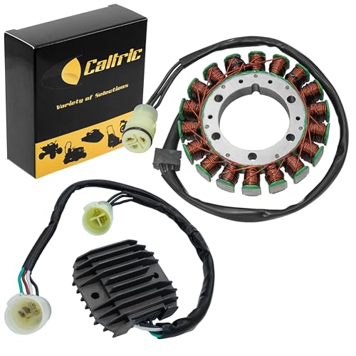 Caltric 가와사키 닌자 600 Zx-6R Zx6R Zx600-J 2000-2002와 호환되는 스테이터 및 레귤레이터