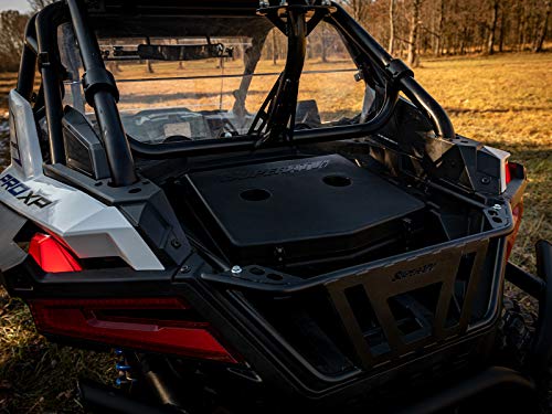 SuperATV Heavy Duty Rear Insulated Cooler/Cargo Box for 2020+ Polaris RZR Pro XP 4 | 2022+ Polaris RZR Turbo R / 4 | Multi Function UTV Storage with Mounting Kit | Sealed Lid Keeps Ice in & Mud Out