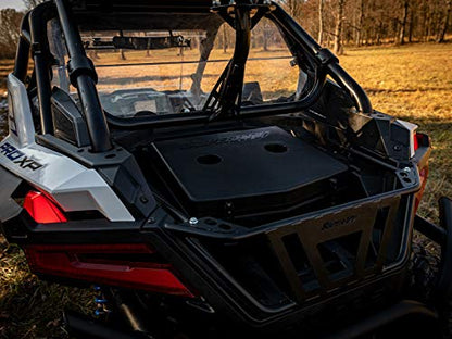 SuperATV Heavy Duty Rear Insulated Cooler/Cargo Box for 2020+ Polaris RZR Pro XP 4 | 2022+ Polaris RZR Turbo R / 4 | Multi Function UTV Storage with Mounting Kit | Sealed Lid Keeps Ice in & Mud Out
