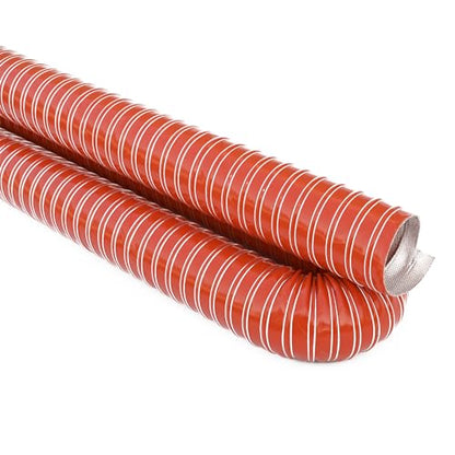 AC PERFORMANCE ID 2" Silicone Flexible Air Intake Ducting Red 4 Meter - color: Red, size: 2", 13.3FT (4M)