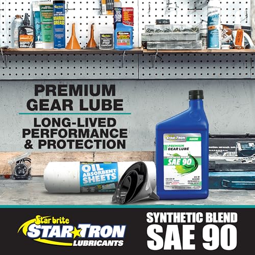 STAR BRITE Hypoid 90W Lower Unit Gear Lube - size: 32 Oz Quart, style: 90W Hypoid