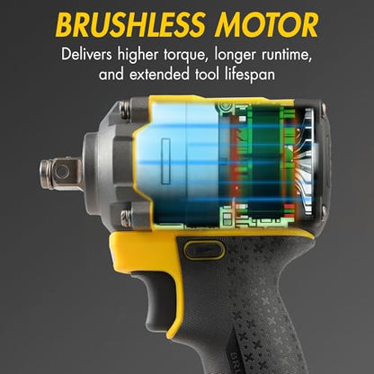 Wagan EL4500 OneVolt Cordless 21V 3-in-1 Power Tool 1/2 Inch Impact Wrench - size: EL4500 21V