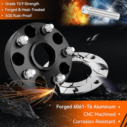 GAHA 6x5.5 Wheel Spacers 77.8mm Fit for Ram 1500 3.0L 3.6L 5.7L M14x1.5 - color: 6X139.7-77.8mm-4PCS