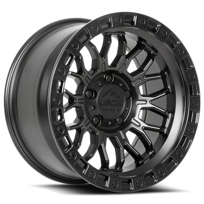 LOCK OFFROAD COMBAT-7957MB 17X9-5X127 1et - Matte Black with Matte Black Ring - color: Matte Black with Matte Black Ring, size: 17X9 - 5X127 1et