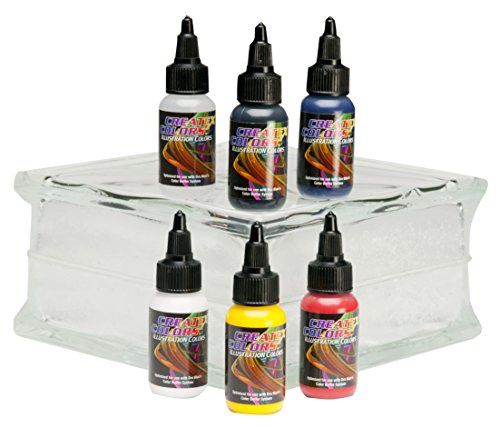 Createx Colors Createx Illustration Primary Set, 1 oz. - style: Primary 1oz. Set
