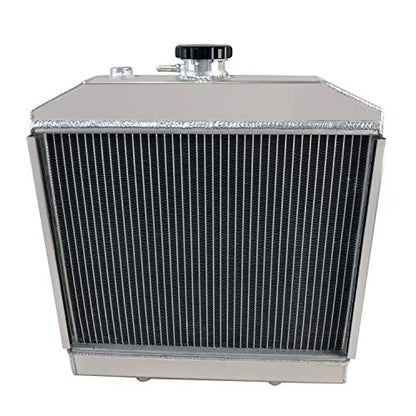 Primecooling 2 Row Core Aluminum Radiator for Ford,New Holland Compact Tractor 1000 1500 1600 1700 SBA310100031