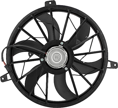 620-010 Engine Radiator Cooling Fan Assembly for Jeep Grand Cherokee L6 4.0L V8 4.7L 1999 2000 2001 2002 2003 Liberty V6 3.7L 2002 2003, CH3115110 52079528AB 674-00389