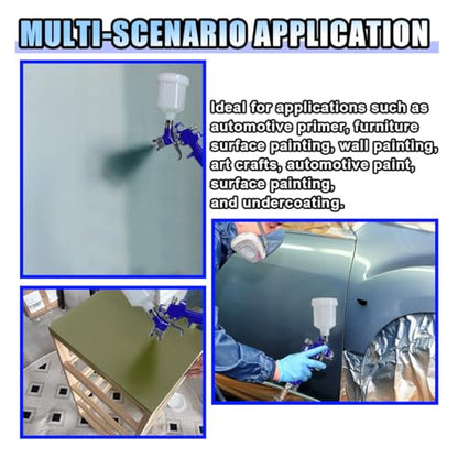 BDZMC Mini HVLP Touch Up Spray Gun with 0.8 mm Nozzle (0.8) - size: 0.8