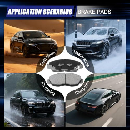 Ceramic Front Brake Pads for Honda Civic,Accord - size: D465