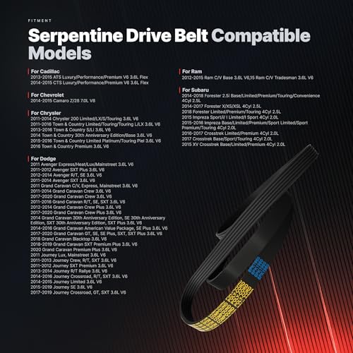 K060772 Serpentine Drive Belt 6PK1960 77.17" Length - size: 6PK1960-1960mm