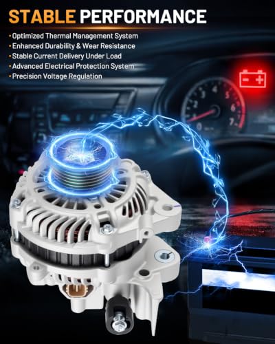 Alternator 11176 80A Fit for Honda Civic 2006-2011 1.8L - size: 11176N
