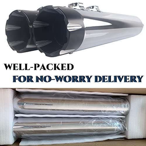 Slip on Mufflers for Harley Davidson Triglide 2009-up Models Slip Ons Updating, Make a Statement With Enhanced Appearance