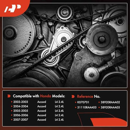 A-Premium Serpentine Belt 7-Rib 70.14 In, Replace # 38920RAAA03