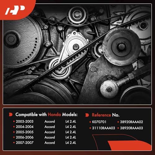 A-Premium Serpentine Belt 7-Rib 70.14 In, Replace # 38920RAAA03