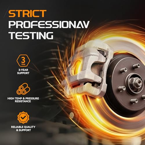 Brtec Rear Left Disc Brake Caliper Assembly, Replaces OE Number 187020 - size: BC187020