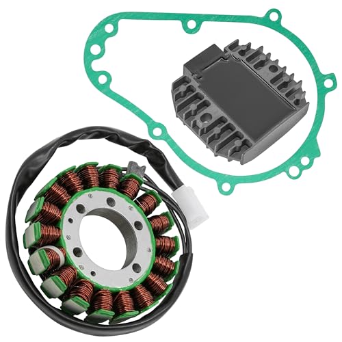 Caltric Stator & Regulator Rectifier W/Gasket Compatible with Kawasaki Zzr600 Zx600E 2002-2005