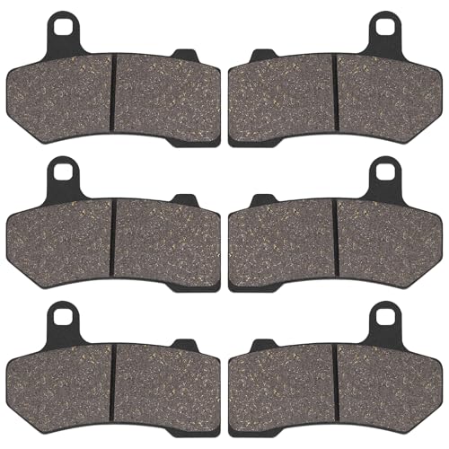 Front and Rear Brake Pads for Harley Davidson Road Glide 2008-2023 Road King 2008-2023 Street Glide 2008-2023 FLHTCU Ultra Classic Electra Glide 2008-2023 V-Rod Night Rod Special