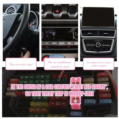 10PCS Jcase Car Fuses,Low Profile Box-Shaped 30 Amp Fuse for Protection of Circuit Systems,Universal Micro Cartridge Fuses Automotive Accessories for SUVs,Trucks,Cars - color: 10pcs 30A