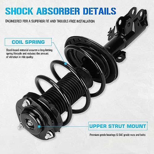Front Struts for 12-17 Toyota Camry (2.5L SE), 15 & 17 Camry (2.5L XSE)