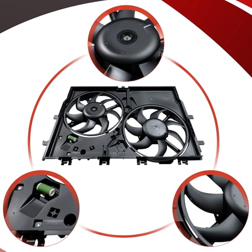 PartsFlow Engine Radiator Cooling Fan Assembly For 2014-2021 Ram ProMaster 1500 2500 3500 68188994AA 621-638 - color: For Ram ProMaster