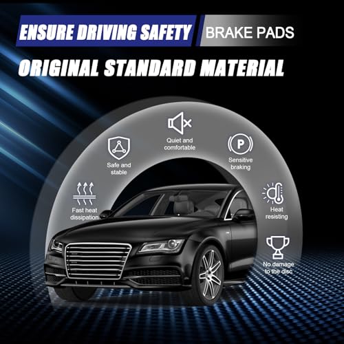 Ceramic Front Brake Pads for Chevrolet Silverado 1500,Tahoe,Suburban - size: D785