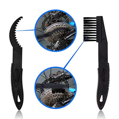 MMOBIEL Motorcycle Chain Cleaning Brush Kit Cleaner for Motorcycle, Bicycle and Mountain Bike – 4 Pcs Cleaning Brush Tool - Bike Cleaning Tool – Bicycle Chain Cleaner