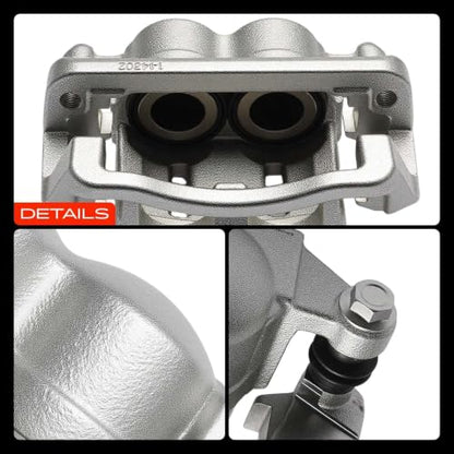 A-Premium Front Left and Right Side Disc Brake Caliper with Bracket - style: Front Driver and Passenger Side