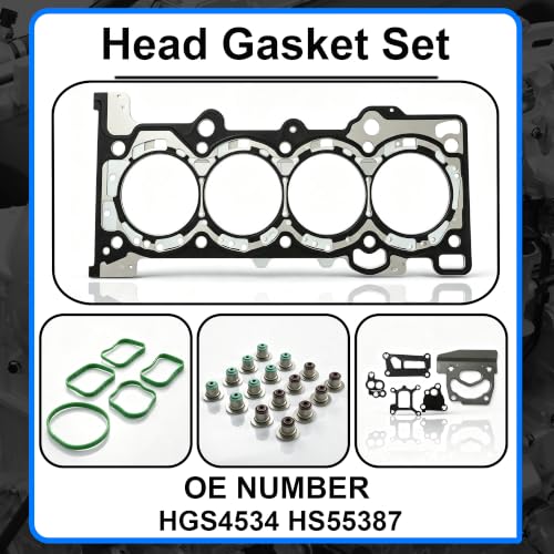 2.0 Full Head Gasket Set w/Head Bolts Fit for Ford Lincoln 15-20 HS55387 - size: 2.0 Full Head Gasket Set w/Head Bolts