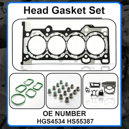 2.0 Full Head Gasket Set w/Head Bolts Fit for Ford Lincoln 15-20 HS55387 - size: 2.0 Full Head Gasket Set w/Head Bolts