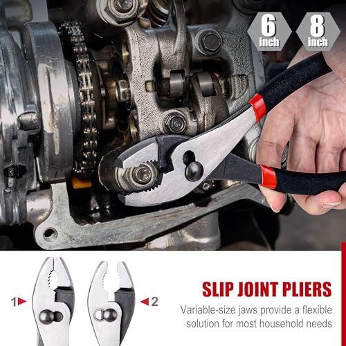 FASTPRO 7-Piece Pliers and Wrench Set, Pliers Tool Set