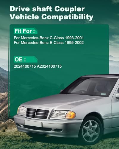 SCITOO 2024100715 Drive Shaft Coupler Flex Joint Propshaft Coupling - size: Outer Diameter: 129 mm, 2024100715