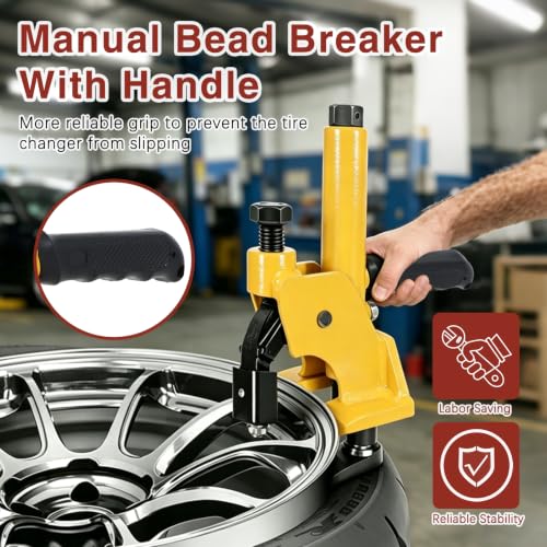 38"-42" Manual Tire Bead Breaker Tire Change Tool with Rubber Pad