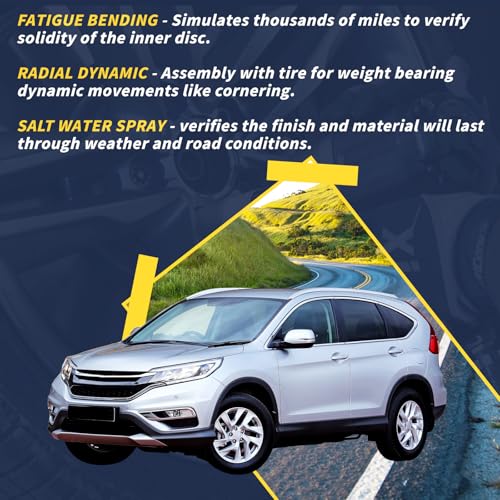 New Single 17" 17x7 Inch 17 Inch Alloy Aluminum Wheel Rim Fits for Honda CR-V 2014 2015 2016, OEM Design Replacement Rim Direct Fit, 64069, Silver