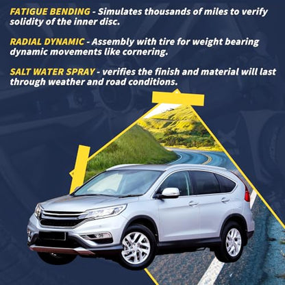 New Single 17" 17x7 Inch 17 Inch Alloy Aluminum Wheel Rim Fits for Honda CR-V 2014 2015 2016, OEM Design Replacement Rim Direct Fit, 64069, Silver