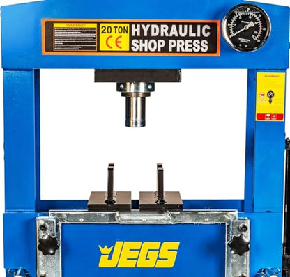 20-Ton Hydraulic Shop Press w/Air Operated Foot Pedal