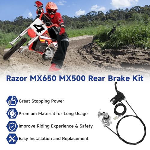 Brake Lever Kit & Brake Caliper for Razor MX500 MX650 Dirt Bike