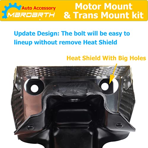 Front Motor and Trans Mount for 07-13 Silverado Sierra 1500 5.3L 6.0L 6.2L - size: 3 PCS