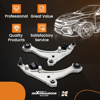 maXpeedingrods 2Pcs Front Lower Control Arm Kit for Nissan Maxima 2009-2014 - size: 2Pcs