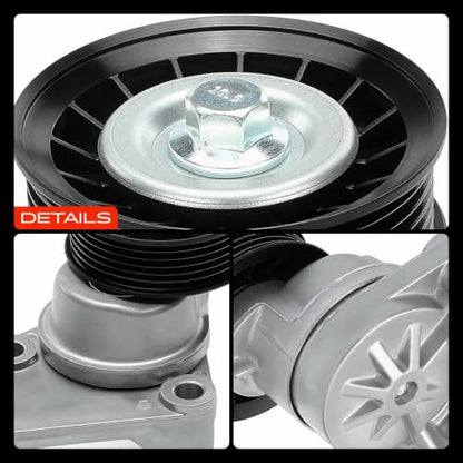 A-Premium Belt Tensioner Assembly with Pulley Compatible with Chevrolet - style: #38158