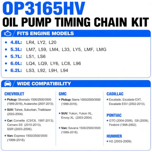 EM-1296 High Volume Oil Pump Kit 5.3 ls oil pump 12696357