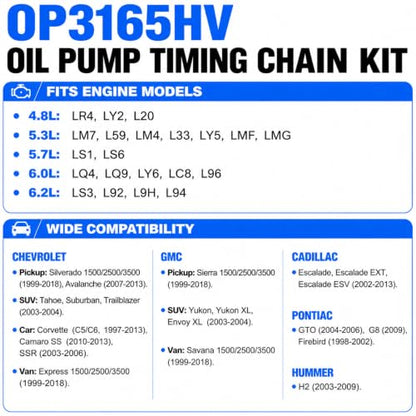 EM-1296 High Volume Oil Pump Kit 5.3 ls oil pump 12696357