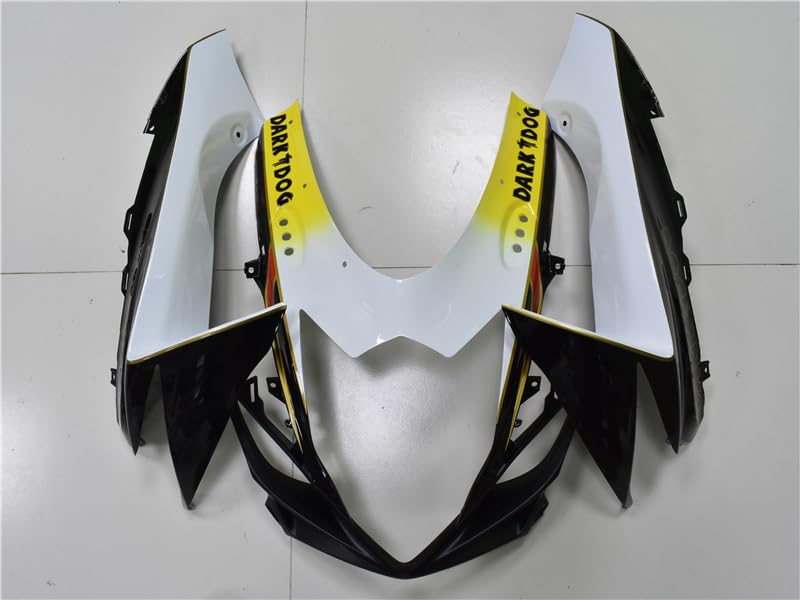 YTL Yellow white black Full Fairing Fit for Suzuki 2011-2026 GSXR 600/750 - color: 007 Yellow white black
