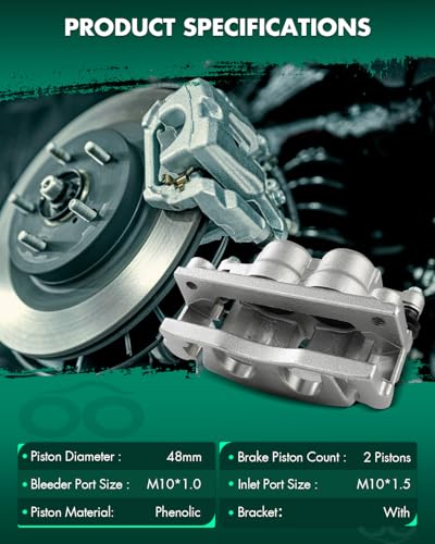 SCITOO - Front Left Brake Caliper For Buick,For Chevy,For GMC,For Saturn - size: Front Driver[18B5004]