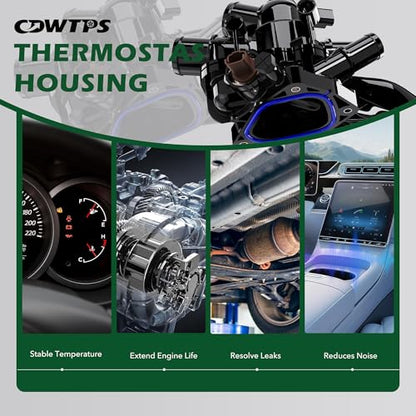 CDWTPS 902-812 Engine Coolant Thermostat Housing Assembly fit for MINI - size: 902-812