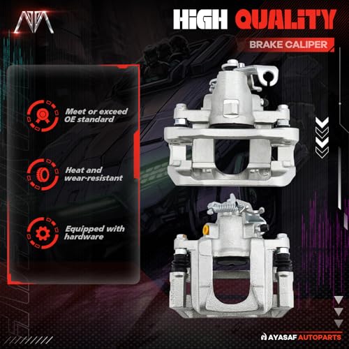 18B5080 18B5081 Rear Left&Right Disc Brake Caliper Assembly Set - color: Rear Left & Right