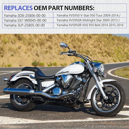 3D8-25806-00-00 Brake Pads for YAMAHA XVS950 V-Star 950 Tour 2009-2014