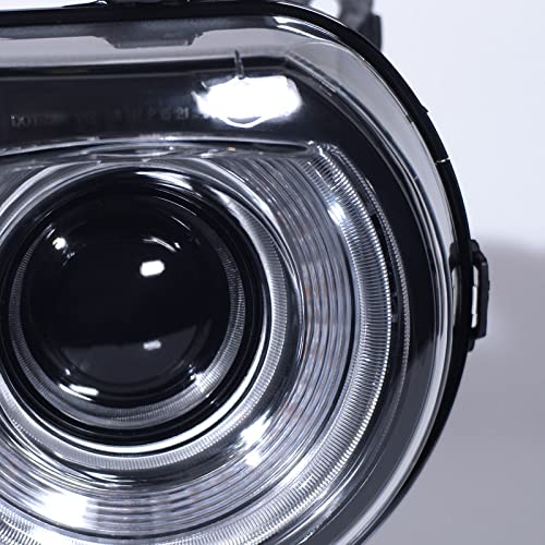 Halogen Headlight Compatible with Dodge Challenger 2015-2021 RH - color: Right Passenger Side